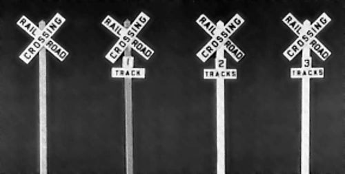 Pikestuff HO Crossbucks - Kit pkg(4)