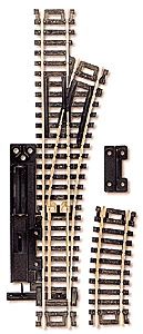 Atlas HO Code 100 Right Hand Manual Snap-Switch Turnout