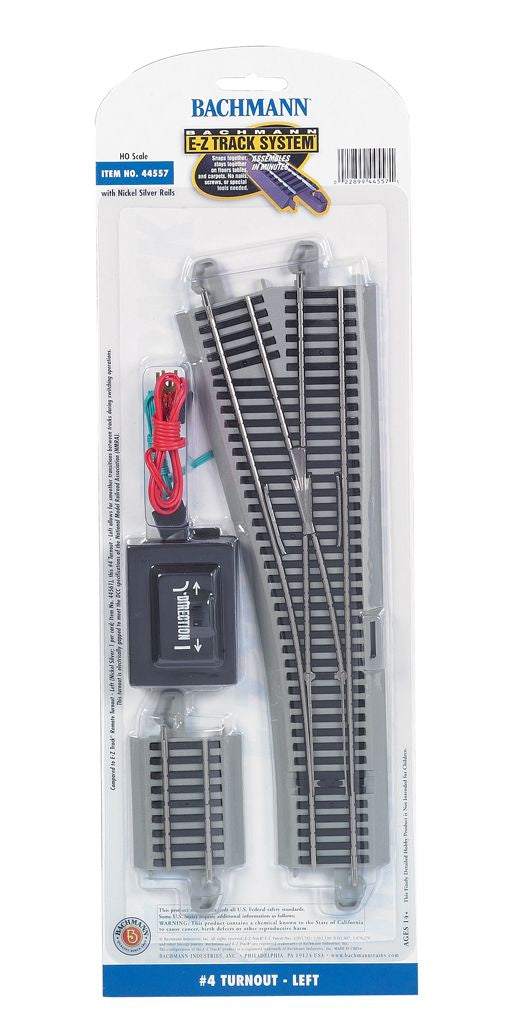 Bachmann HO E-Z Track w/Nickel Silver Rail - Remote