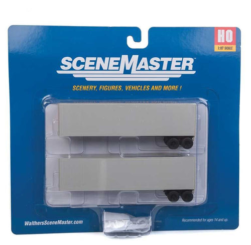 Walthers SceneMaster 40' Trailmobile Trailer 2-Pack - Undecorated