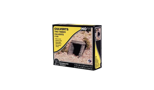 Woodland Scenics HO scale Culverts - Timber pkg(2)