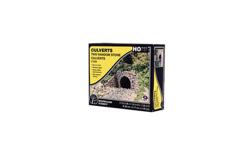 Woodland Scenics HO scale Culverts - Random Stone pkg(2)