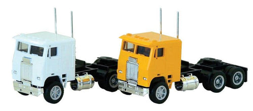 Herpa HO White/Freightliner Cabover w/2 Rear Axles - Various Color