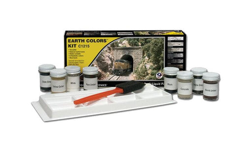 Woodland Scenics Earth Color Kit pkg(8)