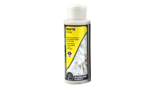 Woodland Scenics Earth Color Liquid Pigment - White 4oz 118mL Bottle