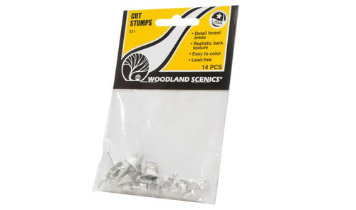 Woodland Scenics Cut Stumps - pkg(14)