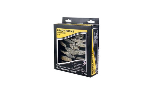 Woodland Scenics Ready Rocks - Creek Bed Rock 31pcs