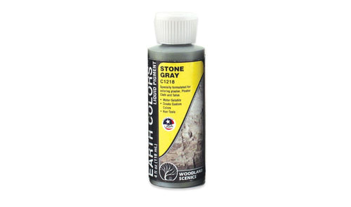 Woodland Scenics Earth Color Liquid Pigment - Stone Gray 4oz 118mL Bottle