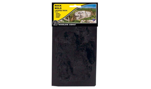 Woodland Scenics Rock Mold - Layered Rock  5 x 7