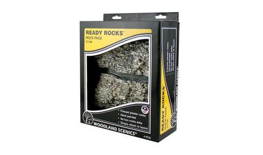 Woodland Scenics Ready Rocks - Rock Face 4pcs