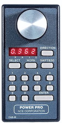 NCE Cab06 Intermediate DCC Throttle - Standard