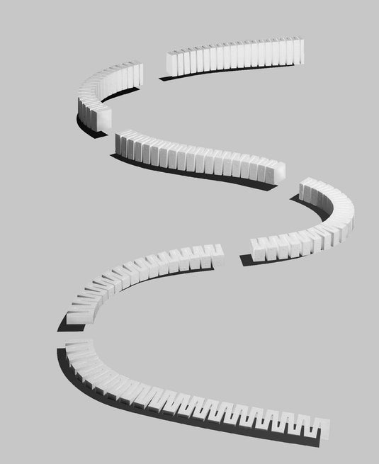 Woodland Scenics Incline / Decline Set 3% Grade, 6 - 4 1/2