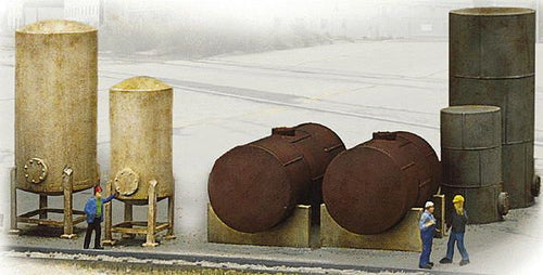 Walthers Cornerstone HO Industrial Tanks Detail Set - Kit
