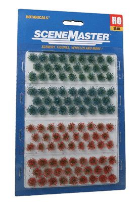 Walthers SceneMaster Grass Tufts - Wildflower Patches - pkg(104)