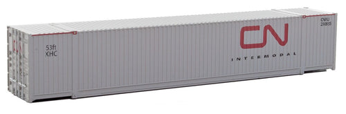 Walthers SceneMaster HO 53' Singamas Corrugated-Side Container - Canadian National (gray red; CN Intermodal Logo)