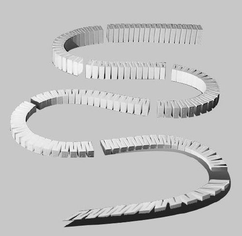 Woodland Scenics Incline / Decline Set 2% Grade, 8 - 24