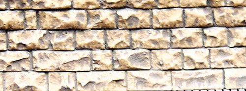 Chooch Flexible Small Cut Stone Wall w/Self-Adhesive Backing - Small Stones - 13 x 3-3/8