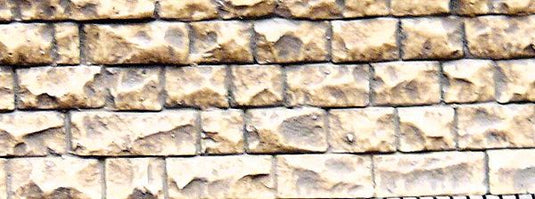 Chooch Flexible Small Cut Stone Wall w/Self-Adhesive Backing - Small Stones - 13 x 3-3/8