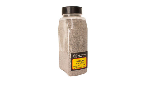 Woodland Scenics Ballast Fine Gray Blend Shaker 30 sq ft 9.1 sq m