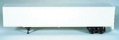 Bowser Wabash National 53' Plate Wall Highway Trailer - Kit -- Undecorated - Unpainted