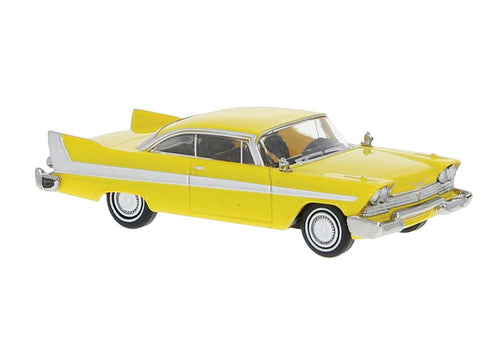 Brekina HO 1958 Plymouth Fury - Yellow