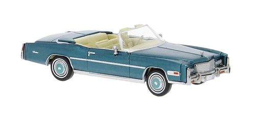 Brekina HO 1975 Cadilac Eldorado Convertible - Turquoise