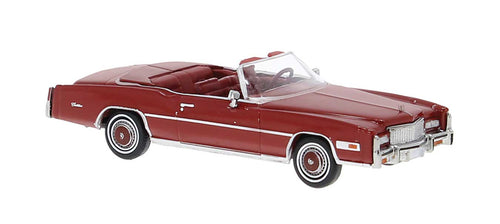 Brekina HO 1975 Cadilac Eldorado Convertible - Red