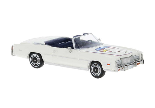 Brekina HO 1976 Cadilac Eldorado Convertible - White, American Eagle