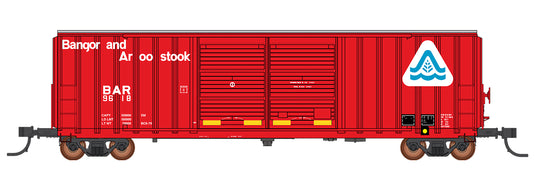 Intermountain HO 50' 5283 Cubic Foot Double Door Boxcar - BAR