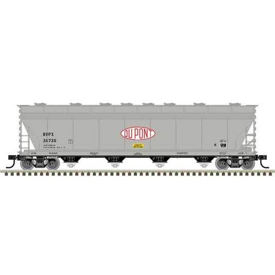 Atlas Master Plus Line HO ACF 5250 Centerflow Covered Hopper - Dupont - DUPX