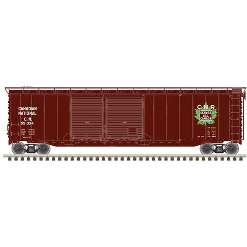 Atlas Master Line HO 50' Postwar Double Dor Boxcar - Canadian National