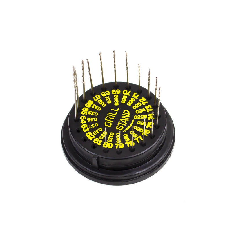 Load image into Gallery viewer, Excel 20-Piece Drill Set #61 to #80 Bits with Dome Stand
