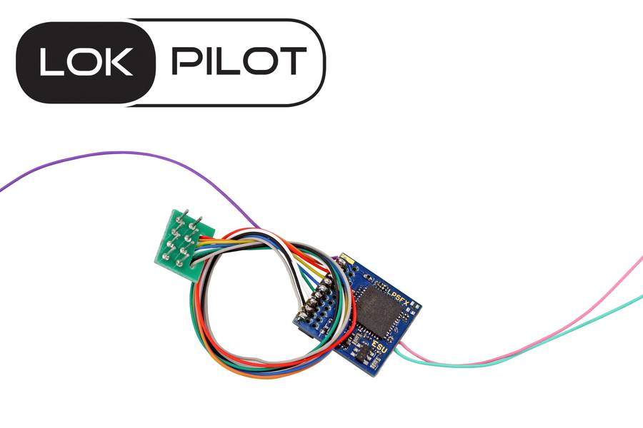 ESU LokPilot V5.0 FX DCC Decoder 8-pin NEM652 (Functions only, no moto ...