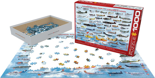 Superior Art Editions Puzzle - History of Canadian Aviation (1000 Pieces)