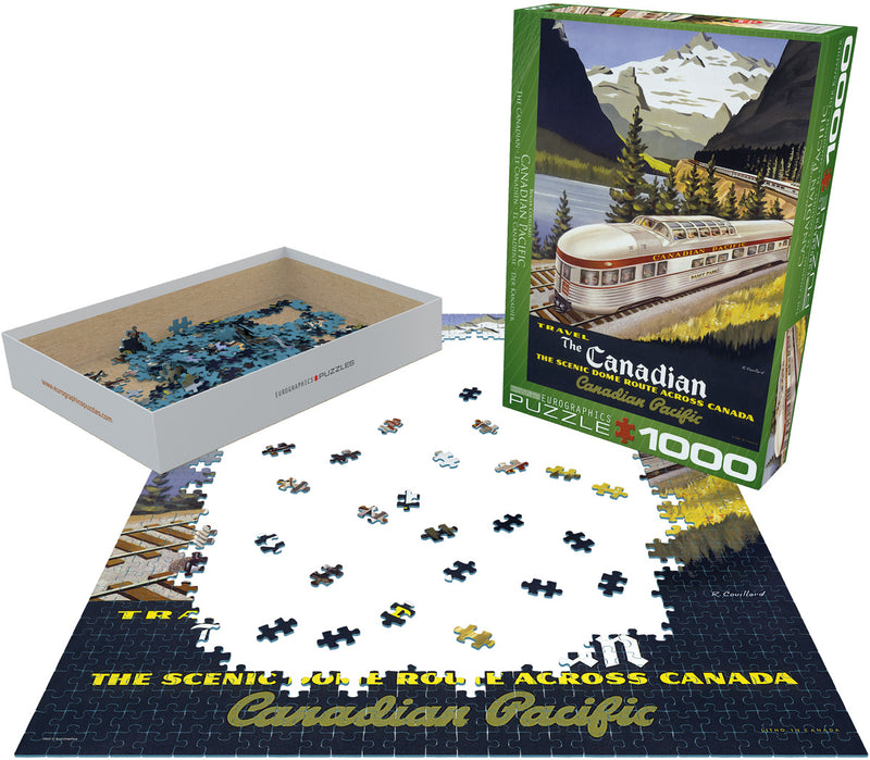 Load image into Gallery viewer, Superior Art Editions Puzzle - "Travel The Canadian (1000 Pieces)
