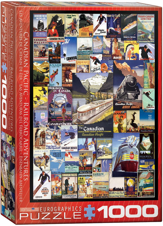 Superior Art Editions Puzzle - Canadian Pacific Railway Adventures (1000 Pieces)