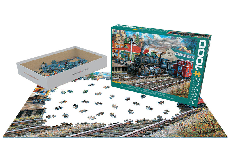 Chargez l'image dans la visionneuse de la galerie, Superior Art Editions Puzzle - The Old Depot Station
