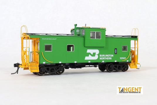 Tangent Scale Models HO Burlington Northern (BN) “Delivery 9-1970 w/ Red-Green Lights” BN International Wide-vision Caboose : BN #10517