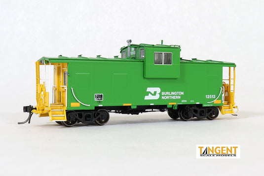 Tangent Scale Models HO Burlington Northern (BN) “WFE Rebuild 2016+ Era w/ FRA Light” BN International Wide-vision Caboose : BN #12513