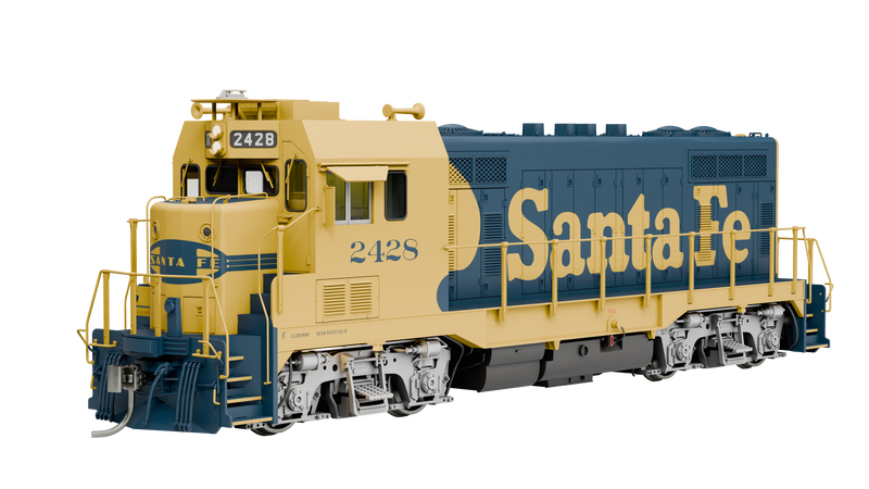 Load image into Gallery viewer, Rapido Trains HO ATSF CF7 w/ Square Cab DCC &amp; Sound: AT&amp;SF - Yellow Warbonnet
