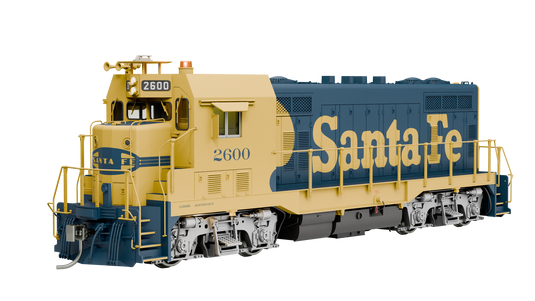 Rapido Trains HO ATSF CF7 w/ Square Cab DCC & Sound: AT&SF - Yellow Warbonnet
