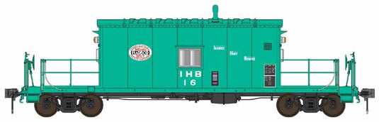 Bowser HO – Fourgon de queue de transfert N9 : Indiana Harbor Belt – années 1970