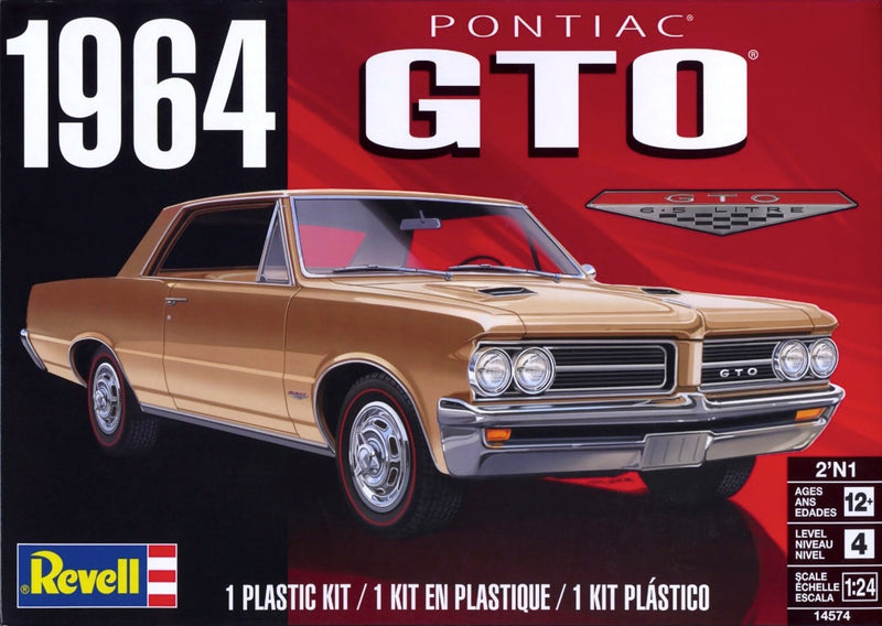 Chargez l&#39;image dans la visionneuse de la galerie, Revell 1/24 1964 Pontiac GTO 2in1
