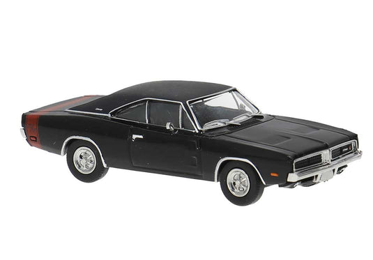 Brekina HO 1969 Dodge Charger - Noir