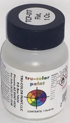 Tru-Color Paint Flat Clear - 1oz 29.6mL