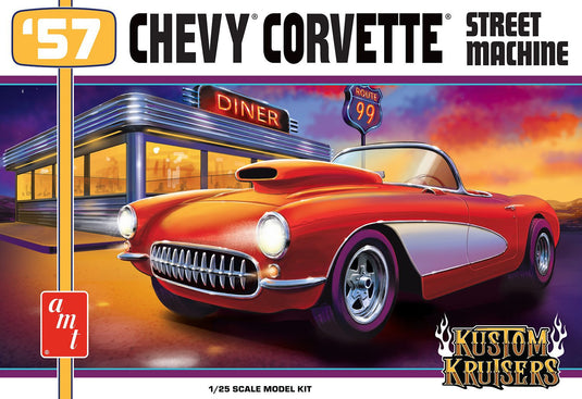 AMT 1/25 1957 Chevy Corvette Street Machine
