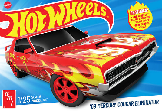 AMT 1/25 1969 Mercury Cougar Eliminator Hot Wheels