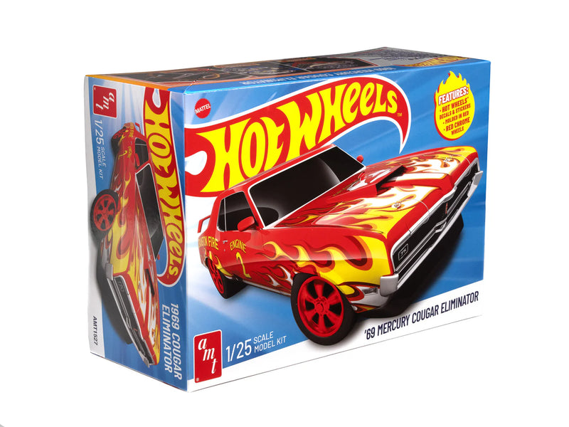 Chargez l'image dans la visionneuse de la galerie, AMT 1/25 1969 Mercury Cougar Eliminator Hot Wheels
