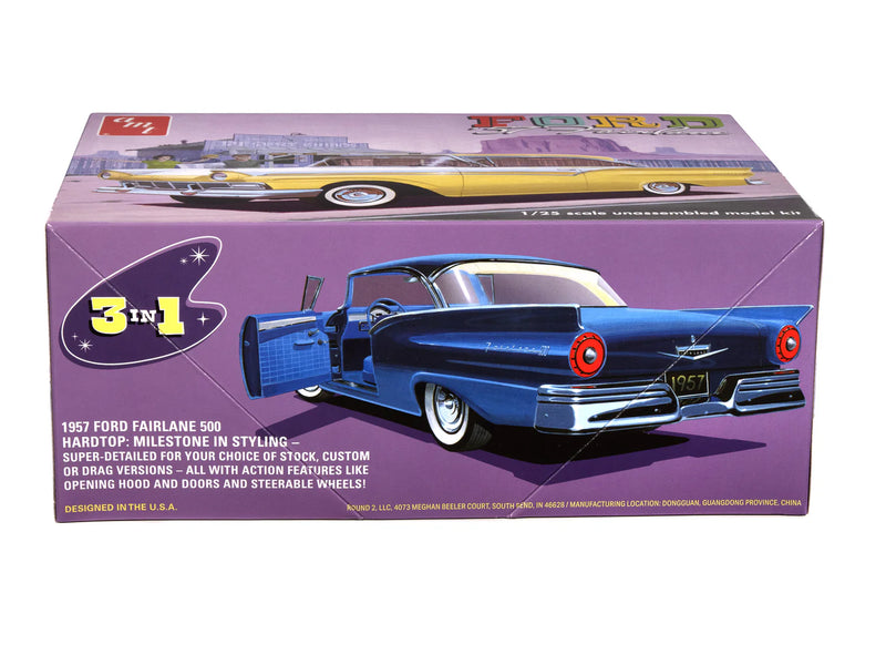 Chargez l'image dans la visionneuse de la galerie, AMT 1/25 1957 Ford Fairlane Hardtop 3n1
