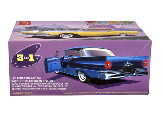 AMT 1/25 1957 Ford Fairlane Hardtop 3n1